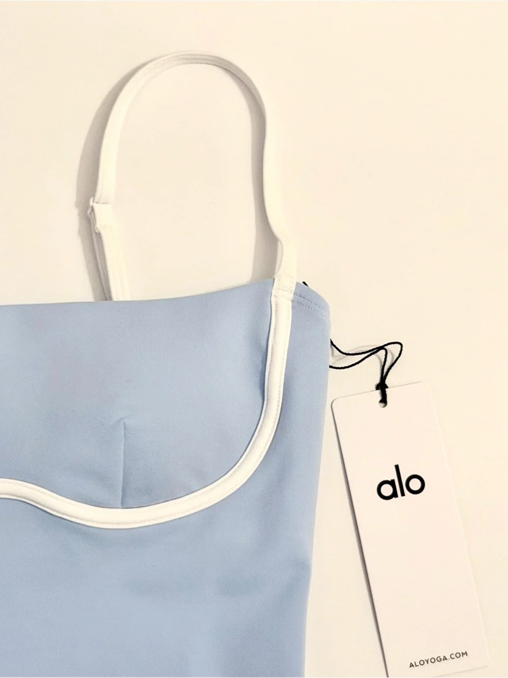 NWT ALO Airbrush Streamlined Dress • Seashell Blue • in Size X-Small • Brand New